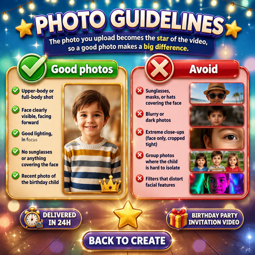 Preview of the dinosaur birthday invitation video with party details overlay