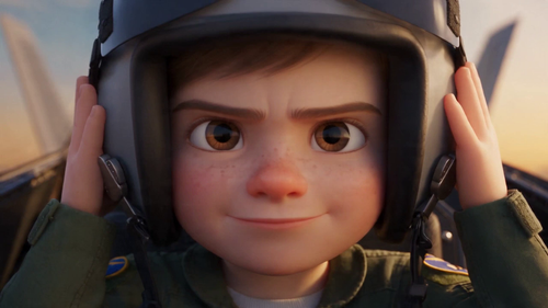 Pilot themed personalized birthday invitation video
